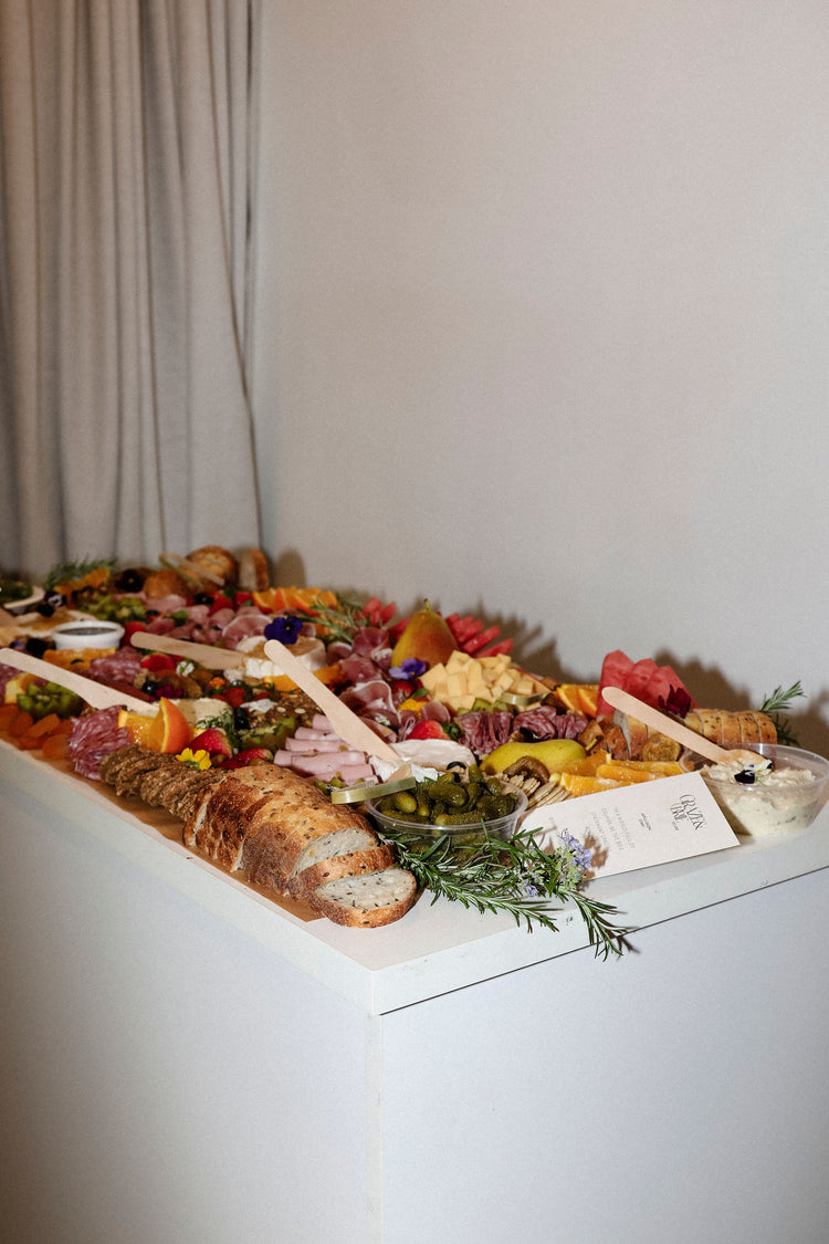 Styled grazing table