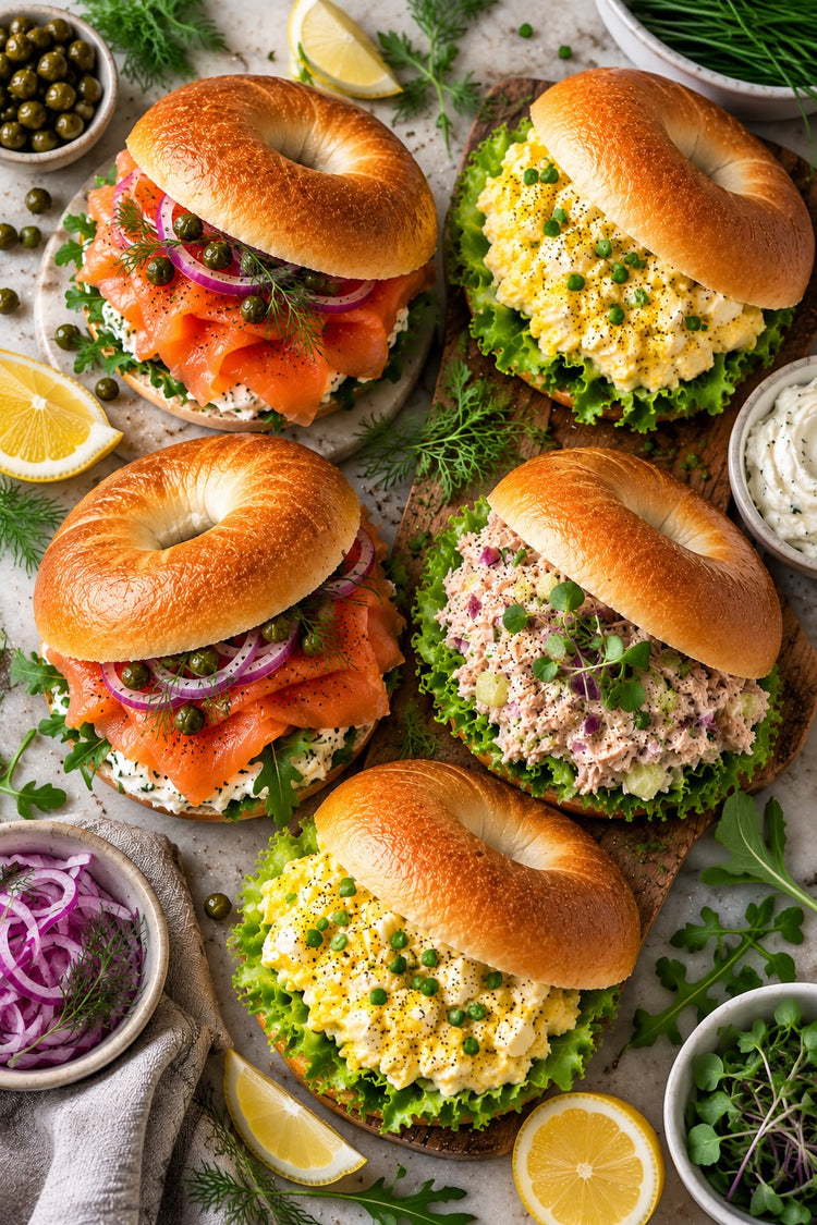 Gourmet Bagel Sandwich